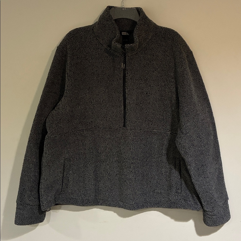 Eddie Bauer Women’s Gray Half-Zip Sweatshirt